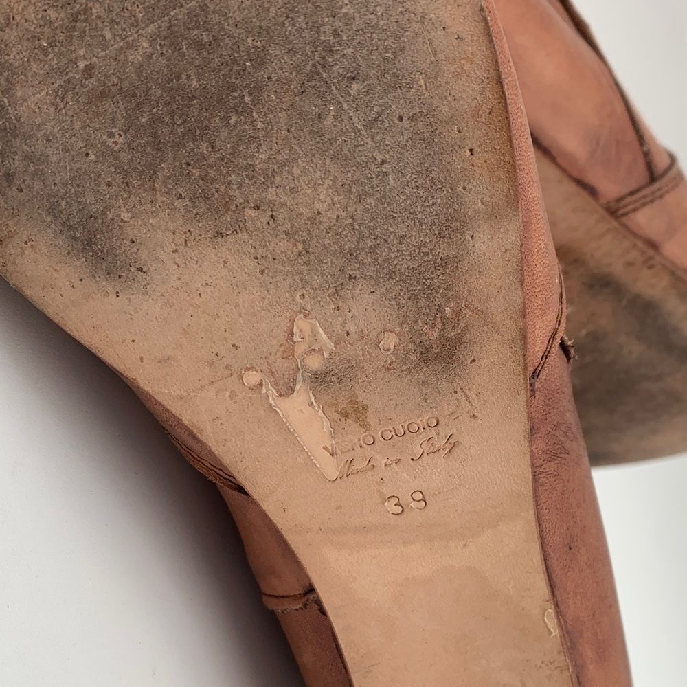 Clif Factor Brown Leather Ankle Boots | Made in Italy | EU 39 - Picture 11 of 12